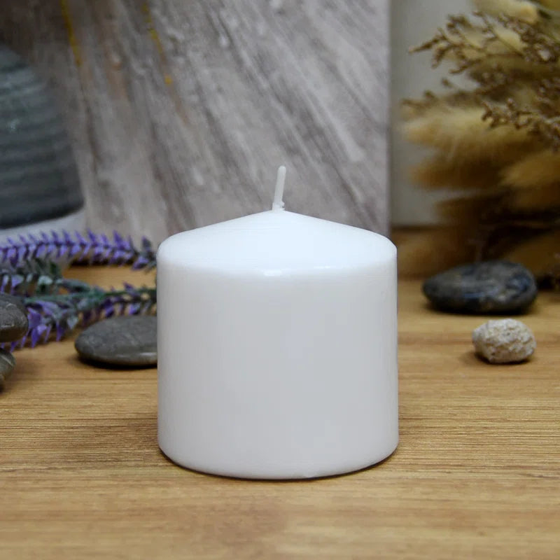 Unscented Pillar Candle (Set of 3)