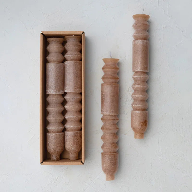 Unscented Totem Taper Candles in Box